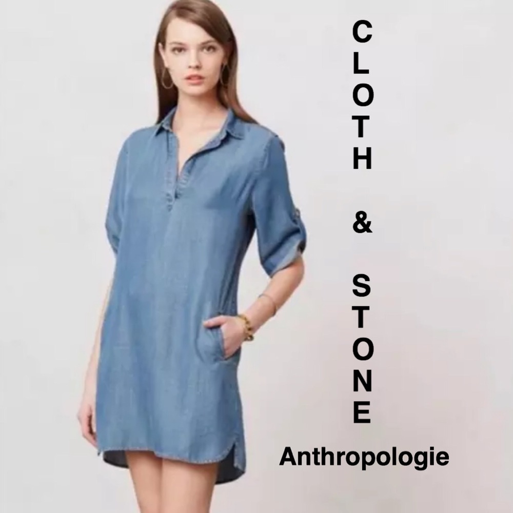 Cloth & Stone Anthropologie Women’s Dress X-Small - Picture 1 of 8